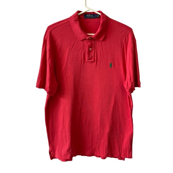 POLO RALPH LAUREN SS POLO SHIRT MENS M 2 BUTTON PREPPY CLASSIC CASUAL OFFICE - Picture 1 of 12